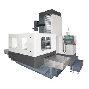 Posicionamiento de alta precisión TB160R Carga máxima 4000kg Fresadora CNC Tipo de mesa Molino perforador