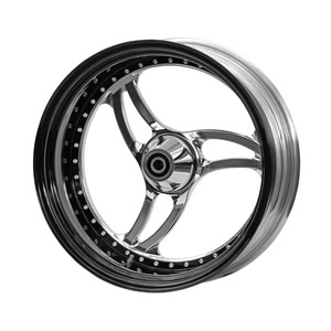 Jantes de <span class=keywords><strong>moto</strong></span> en alliage USOHAWLK pour modèles Ultra Classic et Ultra Limited 2014 et ultérieurs, en aluminium noir, avant et arrière, pour remplacement/réparation - Product Image 4
