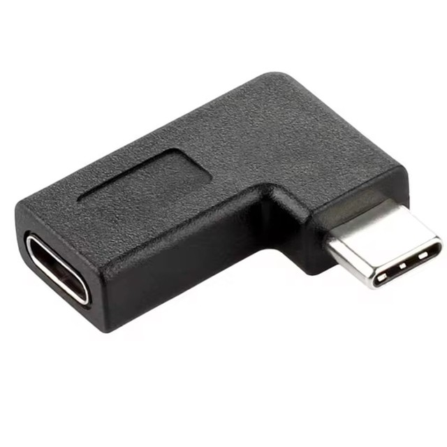 10Gbps USB-C Port Male to Female adapter Side Bend Left Right Angle Protected Card USB 3.1 Type-C For Macbook Pro 2024 DELL