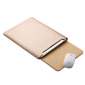 Impermeable a prueba de golpes Super Slim Laptop caso bolsa de cuero PU Laptop manga <span class=keywords><strong>para</strong></span> <span class=keywords><strong>MacBook</strong></span> Air <span class=keywords><strong>Pro</strong></span> 12 pulgadas <span class=keywords><strong>13</strong></span>,3 pulgadas 15 pulgadas - Product Image 3
