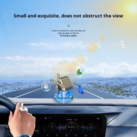 Diffuseur d'air pour voiture, parfum pour voiture, ventilateur rotatif solaire, parfum liquide pour voiture, aromathérapie solaire, moulin à vent aromathérapie