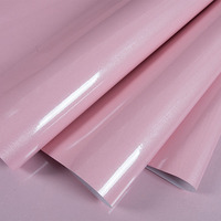 Film autocollant en vinyle PVC écologique, moderne, imperméable, résistant aux rayures, couleur unie, pour cuisine et salon