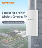 COMFAST CF-EW71 V2 Point d'Accès Sans Fil Extérieur Bi-bande 300 Mbps Répéteur Routeur Haute Puissance POE Certifié 1 An Vente Chaude