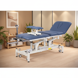 Tractor de <span class=keywords><strong>fisioterapia</strong></span> de elevación eléctrica <span class=keywords><strong>ocupacional</strong></span>, cama de tracción Lumbar para dispositivos de alivio y corrección del dolor - Product Image 1