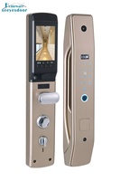 Foshan-manija de puerta de seguridad para apartamento, cerraduras eléctricas digitales inteligentes con huella dactilar, sin llave
