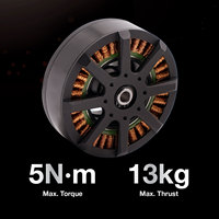8318 disesuaikan OEM ODM Motor DC tanpa sikat dengan 5Nm 13KG dorong untuk Drone pesawat peralatan listrik dibangun Magnet permanen