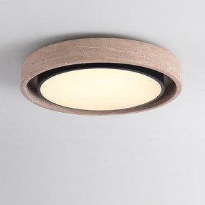 <b>Ceiling</b> <b>Light</b> Round LED Travertine Style For Bedroom Children's Room - Product Image 1