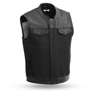 Gilet de Poche Poitrine de Moto en Cuir de Mouton pour Homme Hiver 100% Coton Coquille Couleur Personnalisée Modèles Personnalisés Taille Personnalisée - Product Image 4