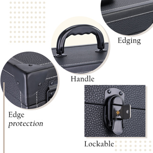 Professional Cosmetic Trolley Large Storage <b>Case</b> with Drawer <b>Makeup</b> Pouch Leather <b>Makeup</b> Rolling <b>Case</b> Manicure Storage Organizer - Product Image 4