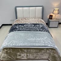 LISASHOME Fabrik Maßgefertigte Bedruckte Einfarbige Geprägte Kettengewirkte Polyester Raschel-Decke Weich & Warm für Alle Jahreszeiten