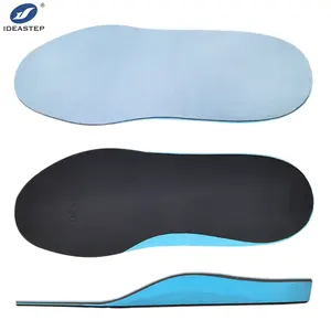Wholesale Medical Recycled Eva Foam Elastic Lift Increase Insole Orthopedics Mens Insoles Foot Care Design Printed Logo Custom
