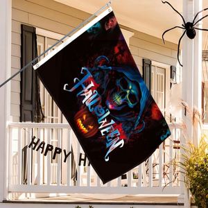 ธงแนวตั้งธีมฮาโลวีนโพลีเอสเตอร์คุณภาพสูง ธงพื้นหลังแนววินเทจสุดหลอน - Product Image 4