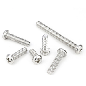 100 cái/túi 304 thép không gỉ Phillips chéo Pan đầu tròn Máy Vít M2 M2.5 M3 M4 M5 M6 gb818 - Product Image 6