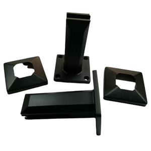 Valla <span class=keywords><strong>de</strong></span> vidrio para piscina Picos <span class=keywords><strong>de</strong></span> vidrio <span class=keywords><strong>de</strong></span> acero inoxidable Placa inferior cuadrada Barandilla <span class=keywords><strong>de</strong></span> vidrio Clip <span class=keywords><strong>de</strong></span> boca puntiaguda - Product Image 3