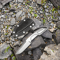 Couteau de survie et de chasse portable intégré de qualité industrielle, très vendu, en acier 7Cr13, manche haute dureté