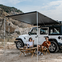 Auvent pour SUV, montage rapide, léger, protection UV, imperméable, abri extérieur pour camping et plage, en polyester Oxford