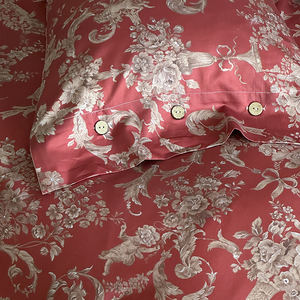 Tessuto di plastica per lenzuola king Size piumino lungo in fiocco di cotone stampa digitale soffice Set di biancheria da letto <span class=keywords><strong>Queen</strong></span> - Product Image 5