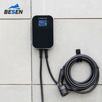 Station de recharge de Type 2 11kw, écran LCD, EVSE, avec prise de type 2, livraison gratuite