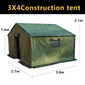 Carpa de Camping Impermeable de Lona de Algodón Oxford, Portátil, para las Cuatro Estaciones, con un Dormitorio y una Sala de Estar, para la Guerra - Product Image 4
