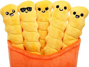 Giocattoli di Peluche a Forma di Patatine Fritte, Morbidi e Soffici, Bambole di Patatine Fritte, Giocattoli per Bambini, Divertenti Snack Anime in Peluche, Regalo - Product Image 4