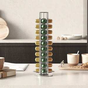 <span class=keywords><strong>Nespresso</strong></span> Iron Organizer Coffee <span class=keywords><strong>Capsule</strong></span> Holder Display <span class=keywords><strong>Rangement</strong></span> pratique pour les dosettes de café - Product Image 2