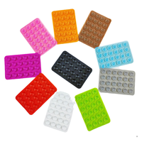Accessoires pour téléphones portables, étui de téléphone en silicone avec ventouse, support adhésif pour téléphone portable, compatible avec les accessoires mains libres pour téléphone portable