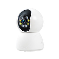Caméra de sécurité WiFi bi-bande 3MP 5G pour la maison, alarme à distance APP et interphone audio bidirectionnel Caméra HD