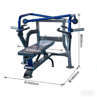 Machine de musculation commerciale pour les pectoraux |   Banc de musculation multifonction inclinable/plat pour l'entraînement en salle de sport