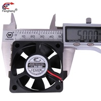 CE/RoHS Industrielle Abluft ventilator lüftung 5V 12V 24Volt DC 5015 Hochgeschwindigkeits-Kunststoff-Bürsten lüfter 50x50x15m Lüfter kühlung 50mm