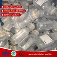 Applicateur d'étiquettes automatique haute vitesse conforme aux normes GMP pour les fluides IV, la biotechnologie et l'industrie des laboratoires – Votre ligne de flacons, ampoules et fioles