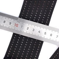 Sangle élastique ajustable à boucle et crochet, douce, écologique, en tricot de spandex/polyester, pour textile de maison et usage médical MILY
