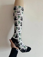 Vente en gros de chaussettes imprimées en 3d Chaussettes de sport personnalisées par sublimation 360 Chaussettes à impression numérique