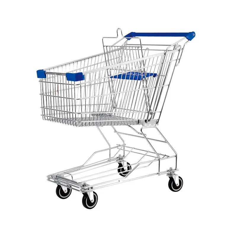 Good Price Large Capacity Metal Shopping Supermarket Carts Trolley for Retail Store