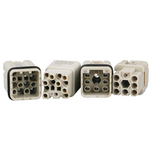 Hq 012m F Waterproof Miniature Industrial Aviation Connector 70mm 103mm Top Side Exit Cable Joining Plug In ABS Material - Product Image 3