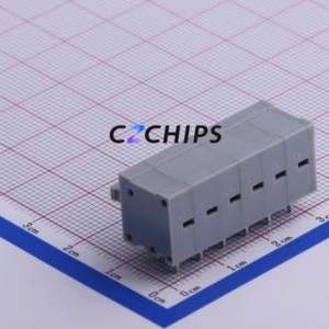 KF211R-5.0-6P Spring Terminal Block Bent Lead Through Hole,P=5mm Connector 5mm 6P 6 15A - Product Image 2