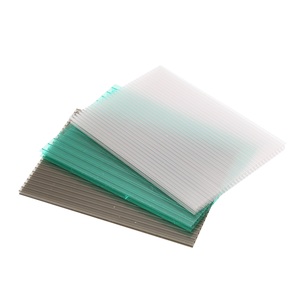 Lámina Hueca <span class=keywords><strong>de</strong></span> <span class=keywords><strong>Policarbonato</strong></span> <span class=keywords><strong>Transparente</strong></span> Personalizada en Color Panal <span class=keywords><strong>de</strong></span> Abeja para Techos, Invernaderos y Paneles Solares <span class=keywords><strong>de</strong></span> PC - Product Image 1