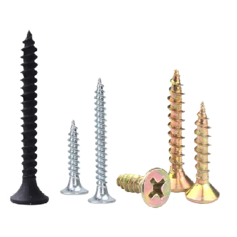 Top Quality black self-tapping,screws collated plasterboard screws Plastic Strip Banded Collated Drywall Screw/