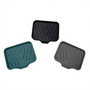 Support de Savon et Éponge en Silicone Auto-Drainant Personnalisé <span class=keywords><strong>pour</strong></span> Organisateur d'Évier de Salle de Bain et de Cuisine - Product Image 2