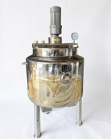 Cuve de mélange en acier inoxydable chauffante pour homogénéisation de produits chimiques, cosmétiques, savons, liquides alimentaires et peintures