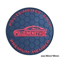 Écusson en caoutchouc PVC personnalisé pour la fabrication d'écussons en PVC pour motards d'extérieur
