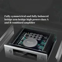 Amplificateur intégré Hi-Fi haute puissance MUSMYS-MPA-02 classe A et B 350W, entièrement équilibré avec contrôle de tonalité et télécommande