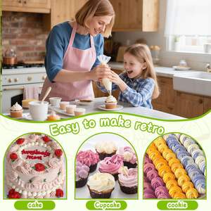 Puntas de glaseado de acero inoxidable para glaseado, Juego de puntas para pastelería DIY, crema de mantequilla, galletas, hojaldre, magdalenas, herramientas para hornear pasteles - Product Image 5