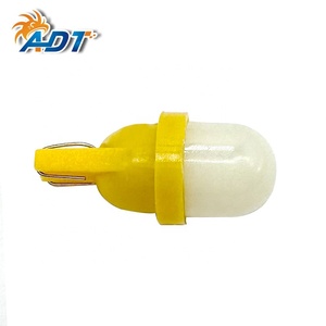 ไฟกระพริบช้า ADT 4 วินาที 2 หลอด LED 2835 SMD พร้อมฝาครอบฝ้าขนาดเส้นผ่านศูนย์กลาง 10 มม. # หลอดไฟ LED สำหรับเครื่องพินบอล 555 T10 สีเหลืองอำพัน 6.3V AC - Product Image 3