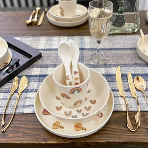 Juego <span class=keywords><strong>de</strong></span> vajilla <span class=keywords><strong>de</strong></span> fibra <span class=keywords><strong>de</strong></span> bambú <span class=keywords><strong>de</strong></span> cinco piezas <span class=keywords><strong>para</strong></span> niños, plato <span class=keywords><strong>de</strong></span> arroz, gachas, <span class=keywords><strong>cuchara</strong></span> <span class=keywords><strong>para</strong></span> restaurante, jardín <span class=keywords><strong>de</strong></span> infantes <span class=keywords><strong>PARA</strong></span> CENA <span class=keywords><strong>DE</strong></span> NIÑOS - Product Image 6