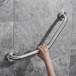 Barres d'appui de sécurité murales en acier inoxydable SUS304 en forme de V <span class=keywords><strong>pour</strong></span> hôpitaux, salles de bain, cuisines, écoles et personnes à mobilité réduite - Product Image 3