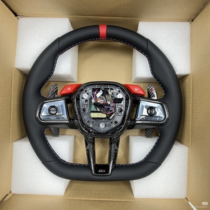พวงมาลัยคาร์บอนไฟเบอร์ ปี 2025 2026 สำหรับ <span class=keywords><strong>BMW</strong></span> ซีรีส์ 5 ใหม่ G60 G70 M5 G90 I5 <span class=keywords><strong>M60</strong></span> <span class=keywords><strong>I7</strong></span> X2 M35i X3 G45 G48 G18 X5 X6 M Sport - Product Image 1