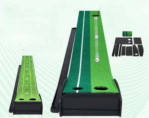 Système de putting automatique pour le golf, tapis d'entraînement intérieur, herbe artificielle de haute qualité, aide à l'entraînement pour la maison et le bureau - Product Image 1