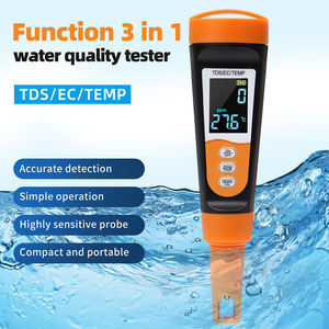 Testeur de qualité de l'eau 3 en 1 TDS EC TEMP, stylo de test de qualité de l'eau, détecteur de <span class=keywords><strong>pH</strong></span> étanche IP67 pour piscine - Product Image 3