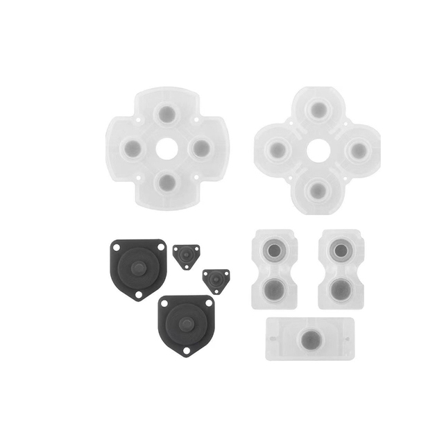 For PS4 010 020 Controller JDS 001 030 040 JDM 050 055 Conductive Silicone Rubber Pads for PS4 L2 R2 Buttons