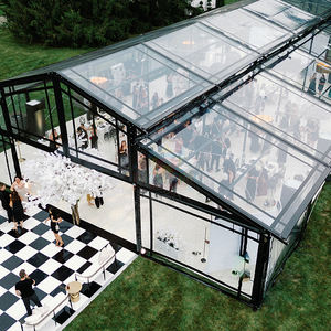 Tentes de mariage en PVC blanc 10x15 10x20 10x30 10x40 10x50 20x30, chapiteau de réception, tente de fête pour <span class=keywords><strong>50</strong></span> 100 300 500 <span class=keywords><strong>personnes</strong></span> - Product Image 4